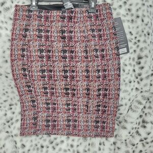 Liverpool Multicolor Tweed Pencil Skirt